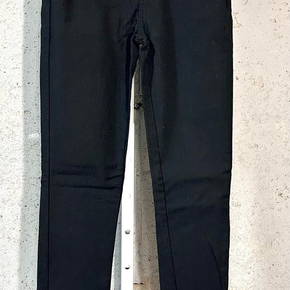 #075 Sz 1 SWANK Black Skinny Pants - Picture 3 of 6